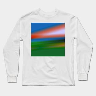 RED BLUE GREEN TEXTURE Long Sleeve T-Shirt